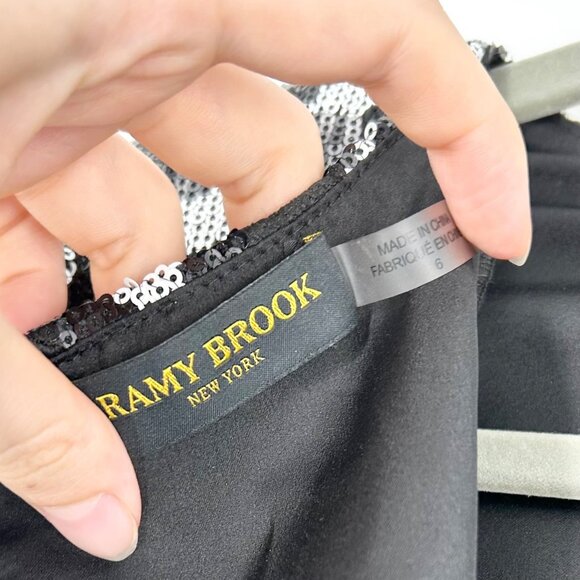 Ramy Brook Celia Sequin Open Back Maxi Gown - Picture 9 of 14